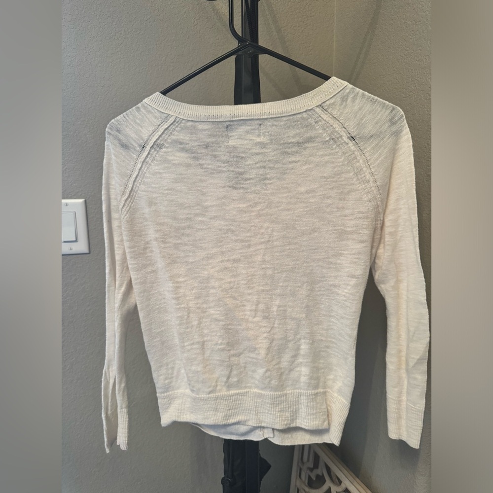American Eagle creme colored cardigan - Picture 7 of 8